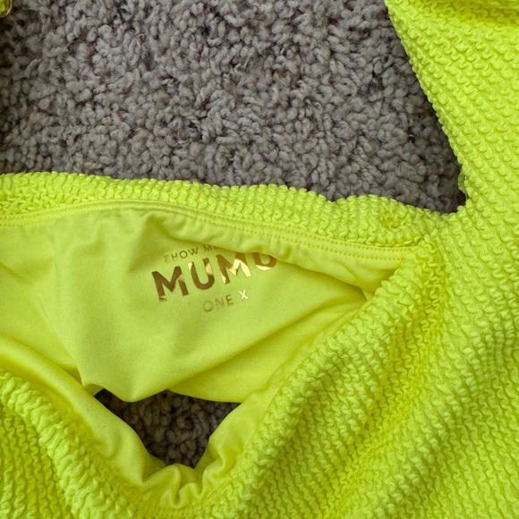 Show Me Your MuMu Neon Yellow Swim Set - Picture 3 of 4